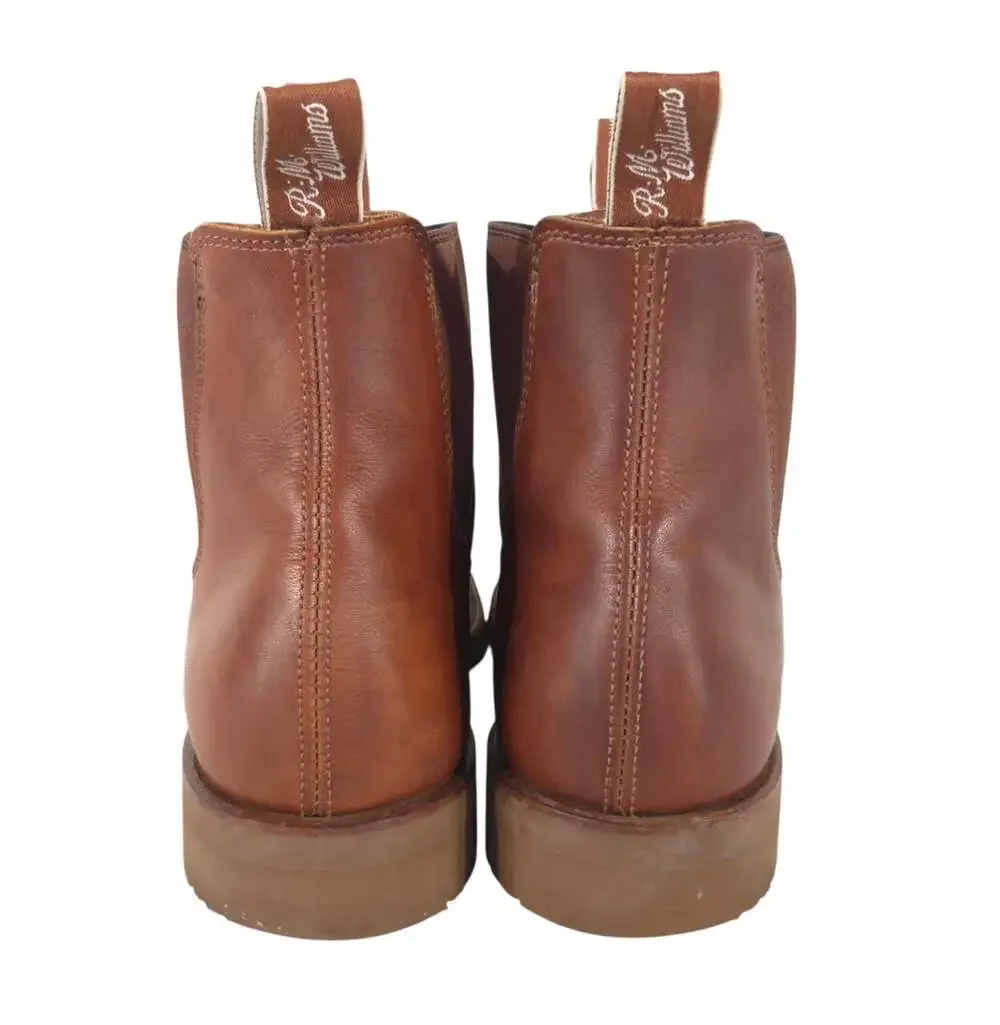 RM Williams Comfort Craftsman Chelsea Boots US 11 EU 45 Mens Brown Leather $545